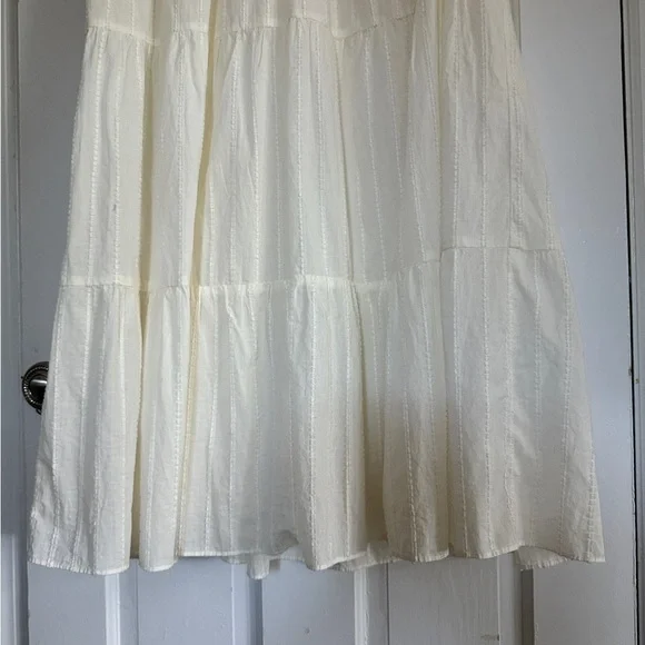NWT Madewell Cream Dress Bubble Midi. New With Tag. Women’s Size Medium. - Picture 7 of 14